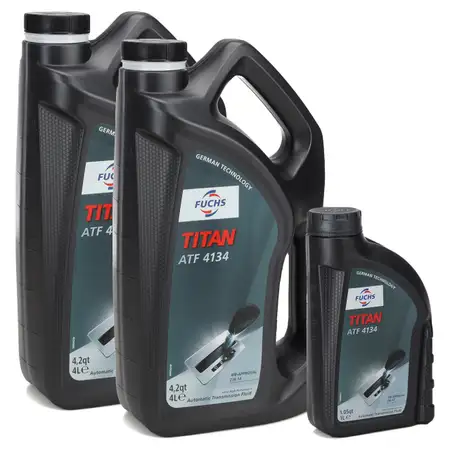 9L 9 Liter FUCHS Getriebe&ouml;l Automatikgetriebe&ouml;l TITAN ATF 4134 MB 236.14