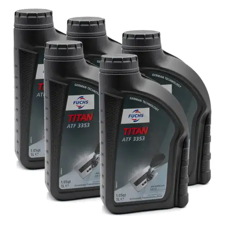 5L 5 Liter FUCHS Automatikgetriebe&ouml;l TITAN ATF 3353 MB 236.12 VW TL 52533