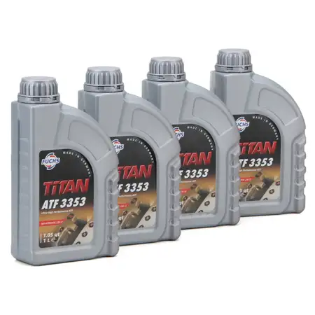 4L 4 Liter FUCHS Automatikgetriebe&ouml;l TITAN ATF 3353 MB 236.12 VW TL 52533