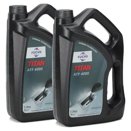 10L 10 Liter FUCHS TITAN ATF 4000 Getriebe&ouml;l Automatikgetriebe&ouml;l MB 236.1 236.9