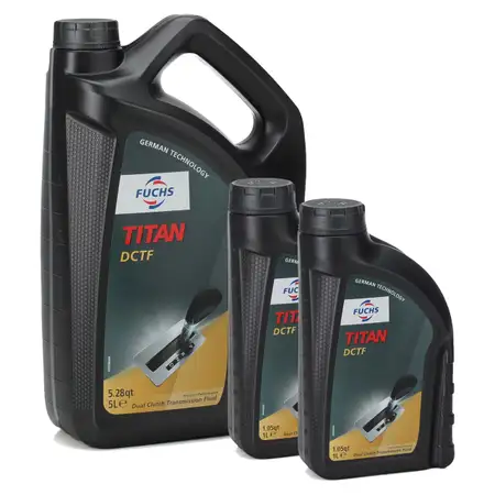 7L 7 Liter FUCHS TITAN DCTF Getriebe&ouml;l Automatikgetriebe&ouml;l f&uuml;r FORD PSA VOLVO