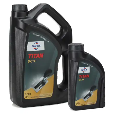 6L 6 Liter FUCHS TITAN DCTF Getriebe&ouml;l Automatikgetriebe&ouml;l f&uuml;r FORD PSA VOLVO