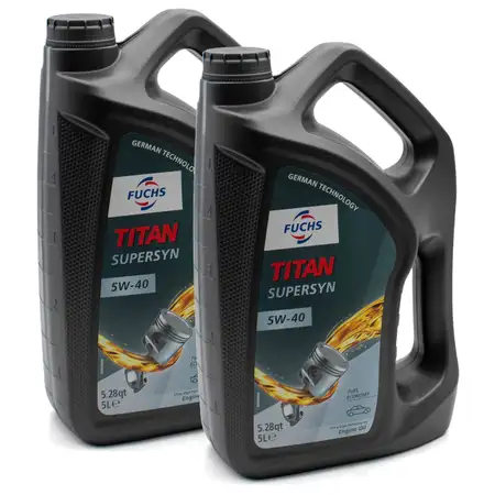 10L FUCHS TITAN SUPERSYN 5W-40 Motor&ouml;l &Ouml;l MB 229.3 VW 502/505.00 RN0700 RN0710