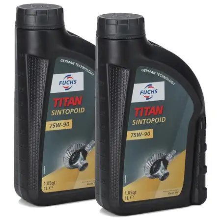 2L 2 Liter FUCHS TITAN SINTOPOID 75W-90 75W90 Getriebe&ouml;l Achsgetriebe&ouml;l API GL-5