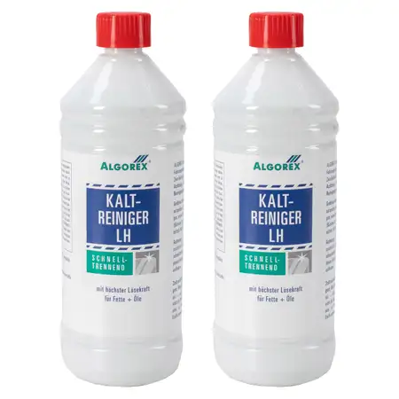 2x 1L ALGOREX Kaltreiniger Motorreiniger Intensivreiniger Teilereiniger Reiniger