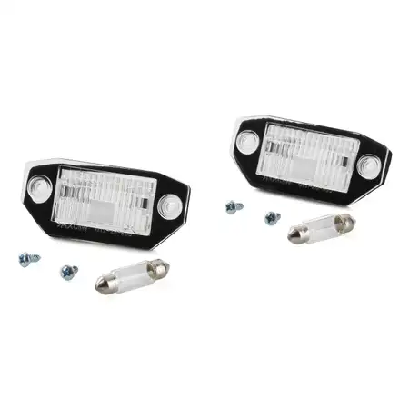 2x Kennzeichenleuchte + C5W Gl&uuml;hlampe f&uuml;r FORD Mondeo 3 MK3 10.2000-03.2007