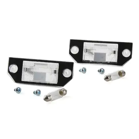 2x Kennzeichenleuchte + Gl&uuml;hlampen f&uuml;r FORD FOCUS C-MAX / C-MAX (DM2) FOCUS II