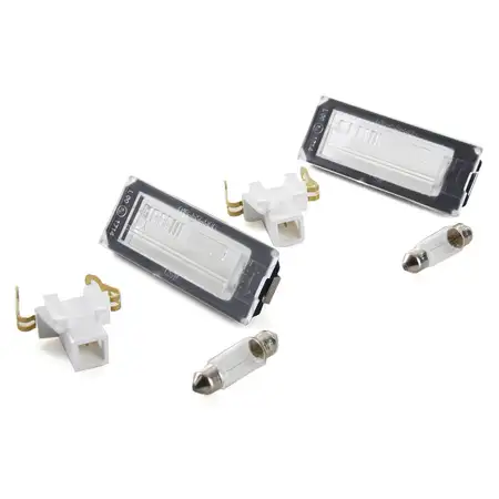 2x Kennzeichenleuchte + C5W Gl&uuml;hlampe f&uuml;r CITROEN Jumper FIAT Ducato 250 290 PEUGEOT Boxer