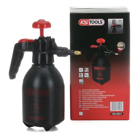 KS TOOLS 150.8251 Druckpump-Zerst&auml;uber Druckspr&uuml;her Druckpumpflasche 1 LITER