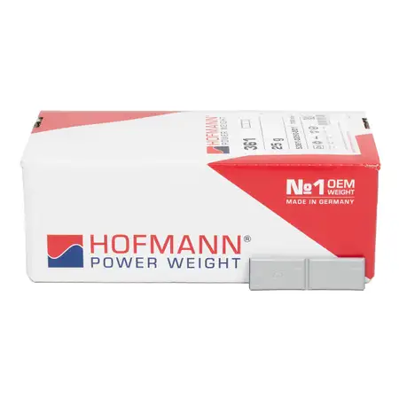 HOFMANN Auswuchtgewicht Klebegewichte GRAU-ZINK 3,8mm | 100 St&uuml;ck x 25g