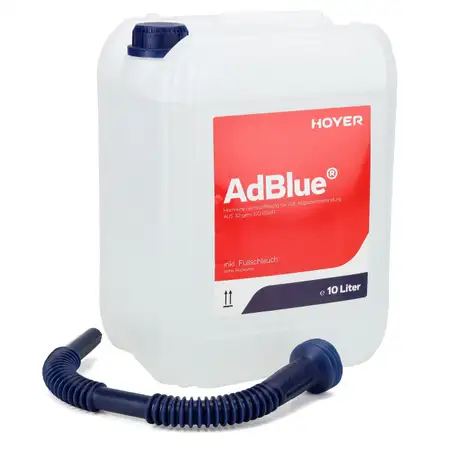 10L 10 Liter HOYER AdBlue&reg; NOX-Reduktionsmittel Harnstoffl&ouml;sung inkl. Ausgie&szlig;er