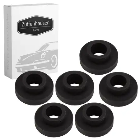 6x Gummilager K&uuml;hler f&uuml;r PORSCHE 911 964 993 996 997 Boxster (986) 93011343000