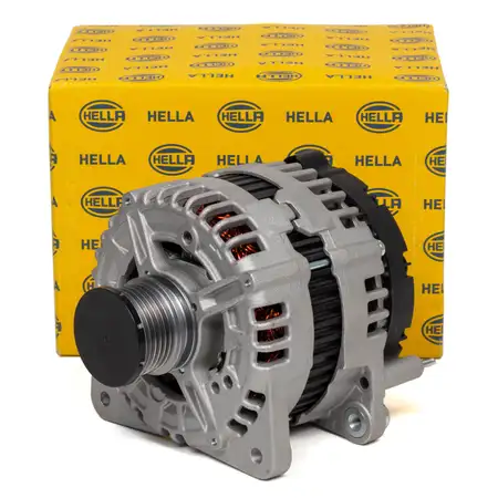 HELLA Lichtmaschine Generator 14V 180A f&uuml;r VW Passat B6 T5 T6 Crafter 30-50 SKODA Superb 2