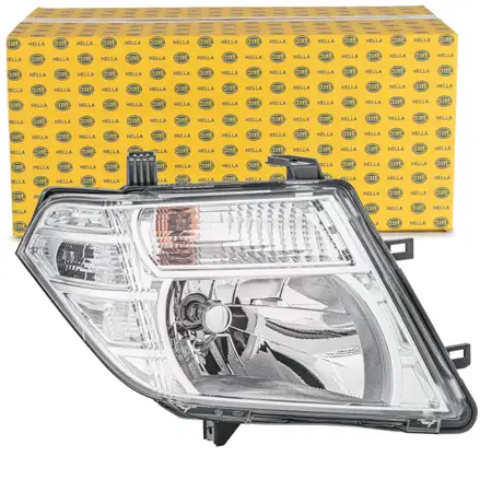 HELLA 1EE238055-021 HALOGEN H4 Scheinwerfer NISSAN NP300 Navara (D40) Pathfinder 3 rechts