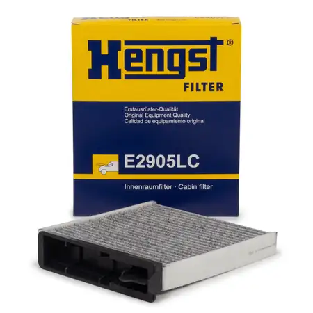 HENGST E2905LC Innenraumfilter Aktivkohle f&uuml;r RENAULT CLIO 2 3 MODUS TWINGO 2