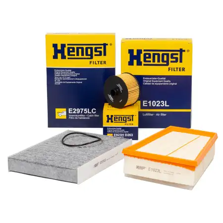 HENGST Filter-Set RENAULT Grand / Scenic 3 1.2 TCe 116/132 PS