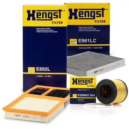 HENGST Filter-Set f&uuml;r SEAT Ibiza 3 4 SKODA Fabia 2 Roomster VW Polo 1.4 1.6