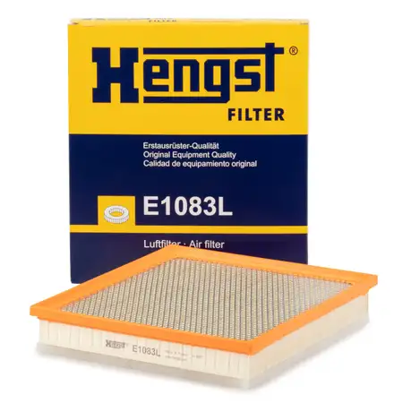 HENGST E1083L Luftfilter f&uuml;r OPEL INSIGNIA A SAAB 9-5 (YS3G) 834125 / 13319421