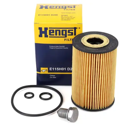 HENGST &Ouml;lfilter + Schraube VW Golf 5 6 Passat B6 B7 Polo Tiguan Touran T5 T6 1.6/2.0 TDI