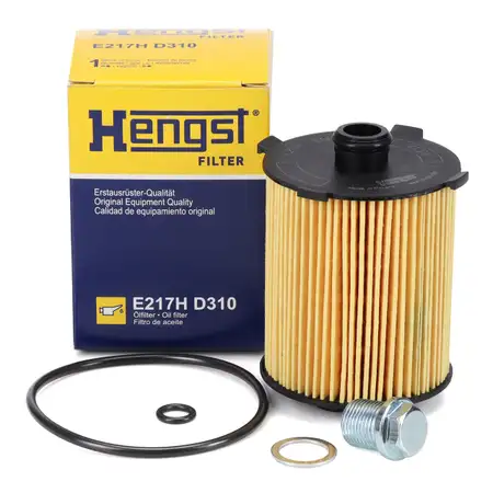 HENGST E217HD310 &Ouml;lfilter + Schraube VOLVO S60 S80 S90 V40 V60 V70 V90 XC60 XC70 XC90