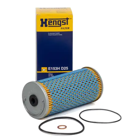 HENGST E153HD25 &Ouml;lfilter MERCEDES W124 W210 S210 W140 C140 R129 420 500 50/60AMG