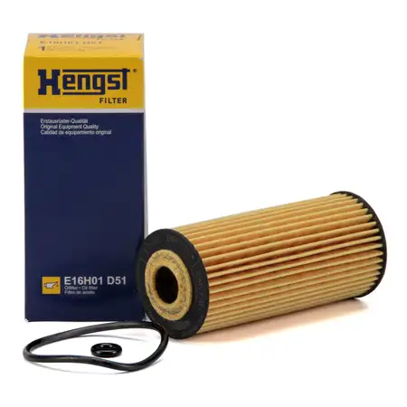 HENGST E16H01D51 &Ouml;lfilter MERCEDES W168 W169 W245 160-200CDI Vaneo 414 OM668