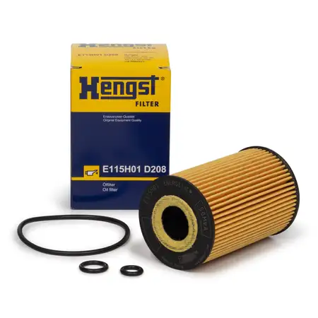 HENGST E115H01D208 &Ouml;lfilter AUDI A3 A4 SEAT SKODA VW Golf 6 Passat 1.6/2.0 TDI