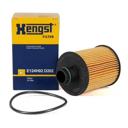 HENGST E124H02D202 &Ouml;lfilter OPEL Astra J Corsa D Insignia A Meriva B Zafira C CDTI