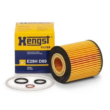 HENGST E29HD89 &Ouml;lfilter BMW E81-88 E46 E90-93 E60 E61 X1 E84 4-Zylinder BENZINER