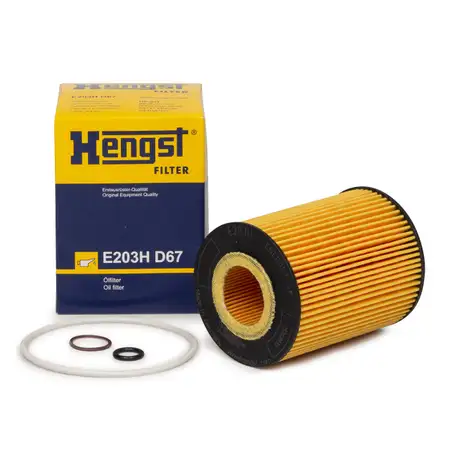 HENGST E203HD67 &Ouml;lfilter BMW E60 E61 545i E63 E64 645Ci E65-67 735i 745i X5 E53