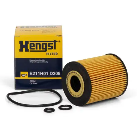 HENGST E211H01D208 &Ouml;lfilter SEAT Ibiza 4 SKODA Fabia 2 VW Polo 6R 6C 1.2 TDI