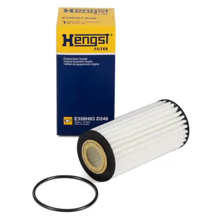 HENGST E358H03D246 &Ouml;lfilter AUDI CUPRA PORSCHE SEAT SKODA VW 1.8/2.0 TSI 06L115562B