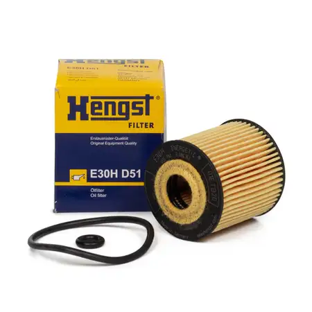 HENGST E30HD51 &Ouml;lfilter f&uuml;r SMART CABRIO CITY-COUPE CROSSBLADE FORTWO (450 451)