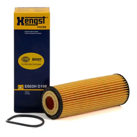 HENGST E603HD198 &Ouml;lfilter CHEVROLET Aveo T300 OPEL Corsa E 1.4 55570263