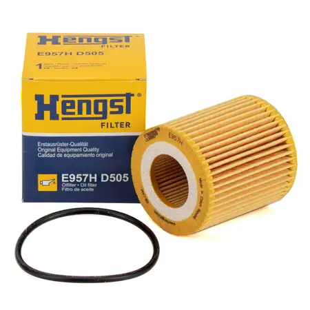 HENGST E957H D505 &Ouml;lfilter FORD KUGA 3 PEUGEOT 308 508 CITROEN C3 3 C4 3 OPEL 1.5 DIESEL