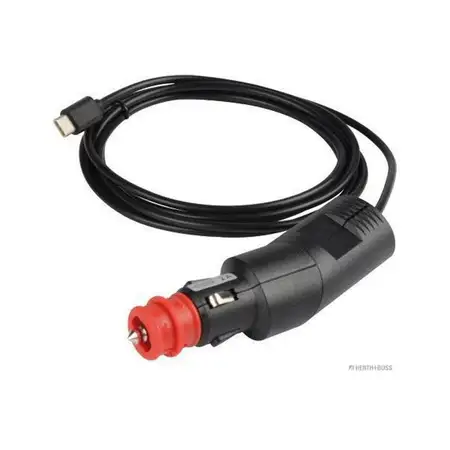 HERTH+BUSS ELPARTS Auto KFZ Ladekabel Zigarettenanz&uuml;nder 12/24V 3000mA USB-C