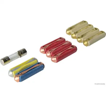 HERTH+BUSS ELPARTS Sicherungssatz TORPEDO- GLAS- SCHMELZ-Sicherung 2A-25A