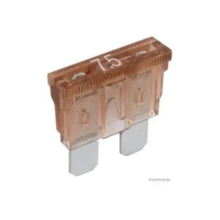 10x HERTH+BUSS ELPARTS Sicherung STANDARD-Flachstecksicherung 7,5A bis 32V BRAUN