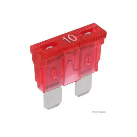 10x HERTH+BUSS ELPARTS Sicherung STANDARD-Flachstecksicherung 10A bis 32V ROT