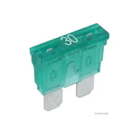 10x HERTH+BUSS ELPARTS Sicherung STANDARD-Flachstecksicherung 30A bis 32V GR&Uuml;N