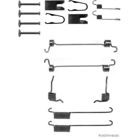 HERTH+BUSS JAKOPARTS Bremsbacken Zubeh&ouml;r f&uuml;r MAZDA 121 III 50 60 75 PS hinten