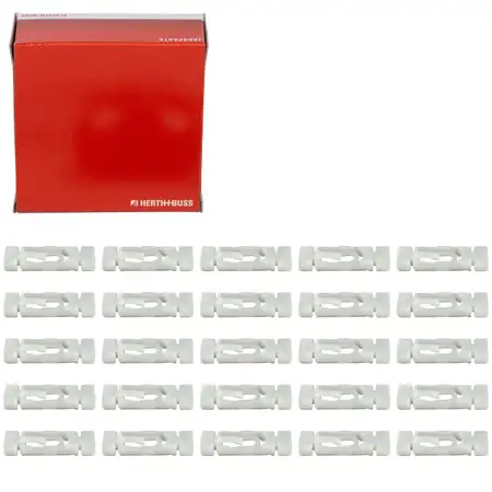 25x HERTH+BUSS ELPARTS Clips Befestigungsclips Halteclip Dachleisten f&uuml;r VW 1H0853733B