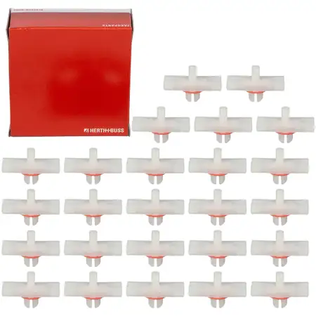 25x HERTH+BUSS ELPARTS Clips Befestigungsclips Halteclip Verkleidung f&uuml;r VW 113853585C