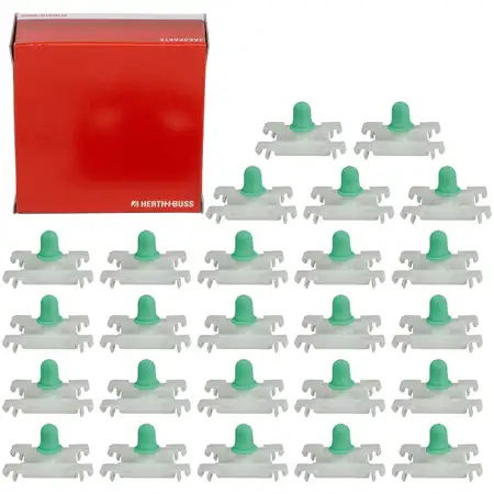 25x HERTH+BUSS ELPARTS Clips Befestigungsclips Halteclip Verkleidung f&uuml;r VW 1H0853585