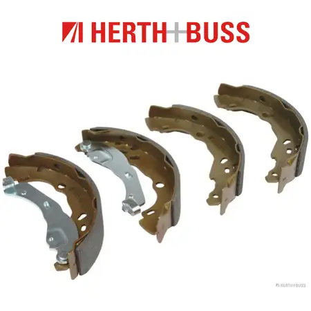 HERTH+BUSS JAKOPARTS Bremsbacken Satz NISSAN Micra 4 Note hinten