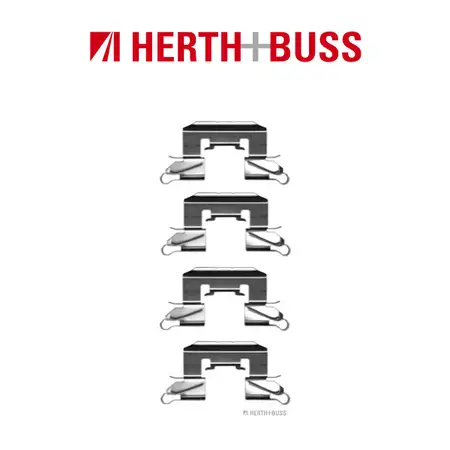 HERTH+BUSS JAKOPARTS Bremsbel&auml;ge Zubeh&ouml;rsatz f&uuml;r DAIHATSU MAZDA 2 SUZUKI SWIFT