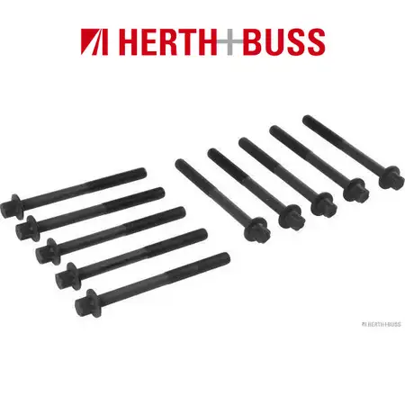 10x HERTH+BUSS JAKOPARTS Zylinderkopfschrauben NISSAN Juke Qashqai X-Trail 1.6