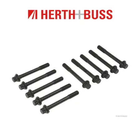 10x HERTH+BUSS JAKOPARTS Zylinderkopfschrauben M11x1,25mm f&uuml;r MITSUBISHI