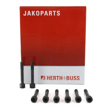 8x HERTH+BUSS JAKOPARTS Zylinderkopfschrauben DAIHATSU Cuore Move Sirion Trevis 1.0