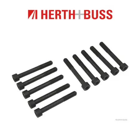 10x HERTH+BUSS JAKOPARTS Zylinderkopfschrauben f&uuml;r SUZUKI Alto (FF) 1.1 63 PS